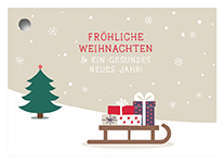 Geschenkanhänger - Geschenkeschlitten Geschenkanhänger - Geschenkeschlitten