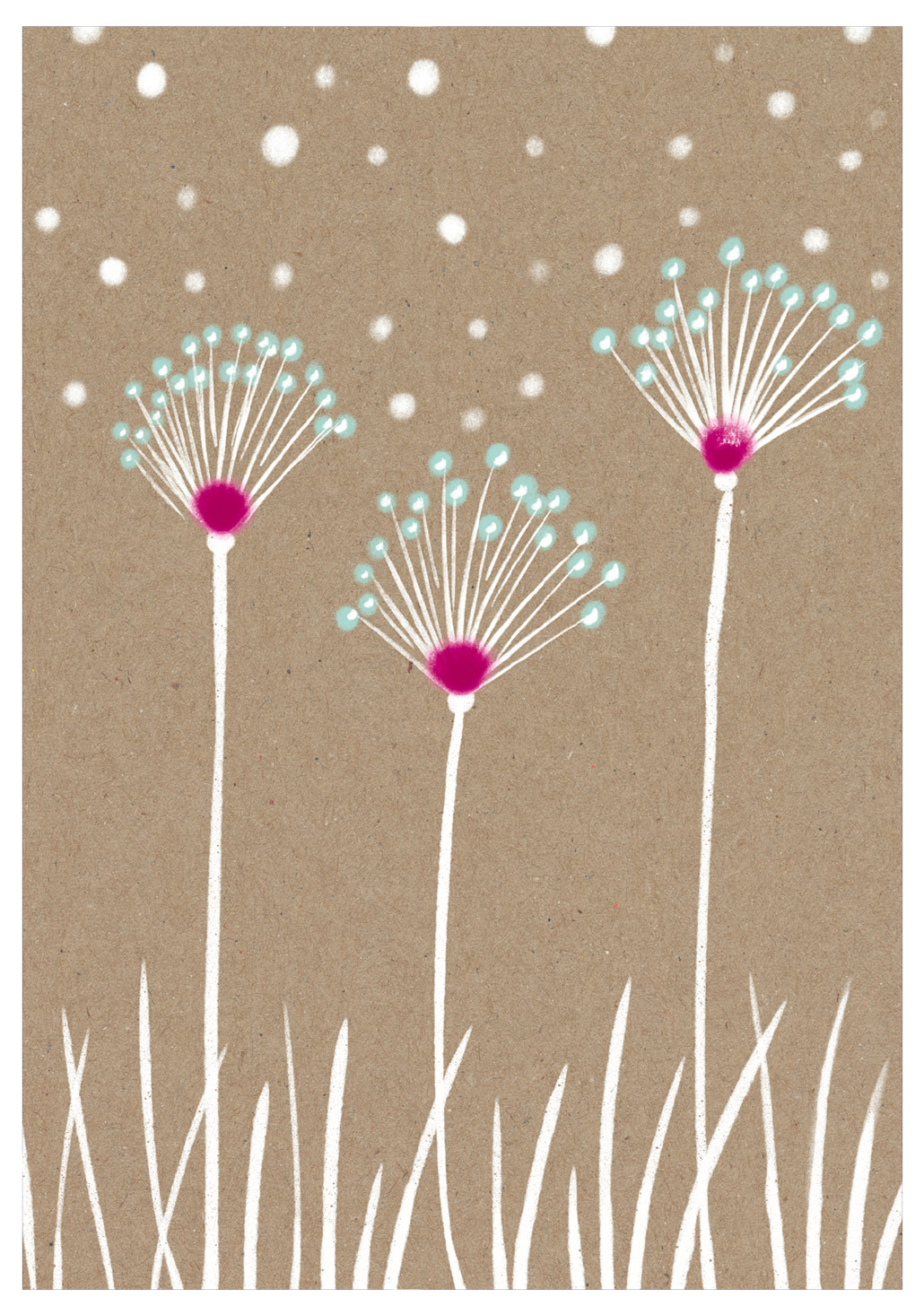 Postcard - schönegrüsse - Seasons - Snow Flower