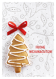 Postkarte - La Card - Plätzchenbaum