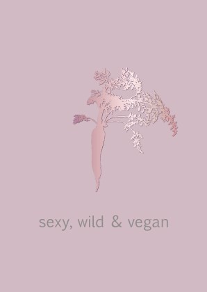 Postcard - Toni Starck - vegan wild and sexy