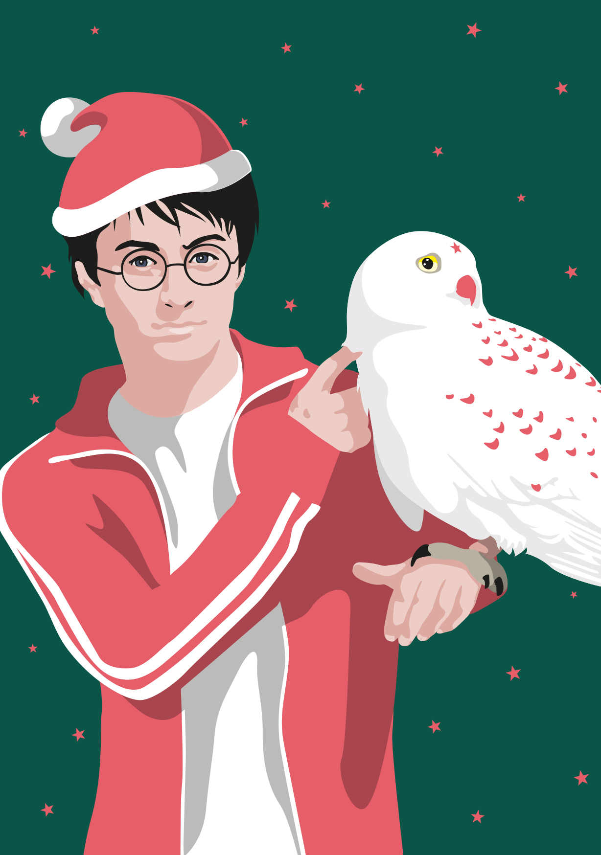 Postcard - pop art new generation - Wizard Student