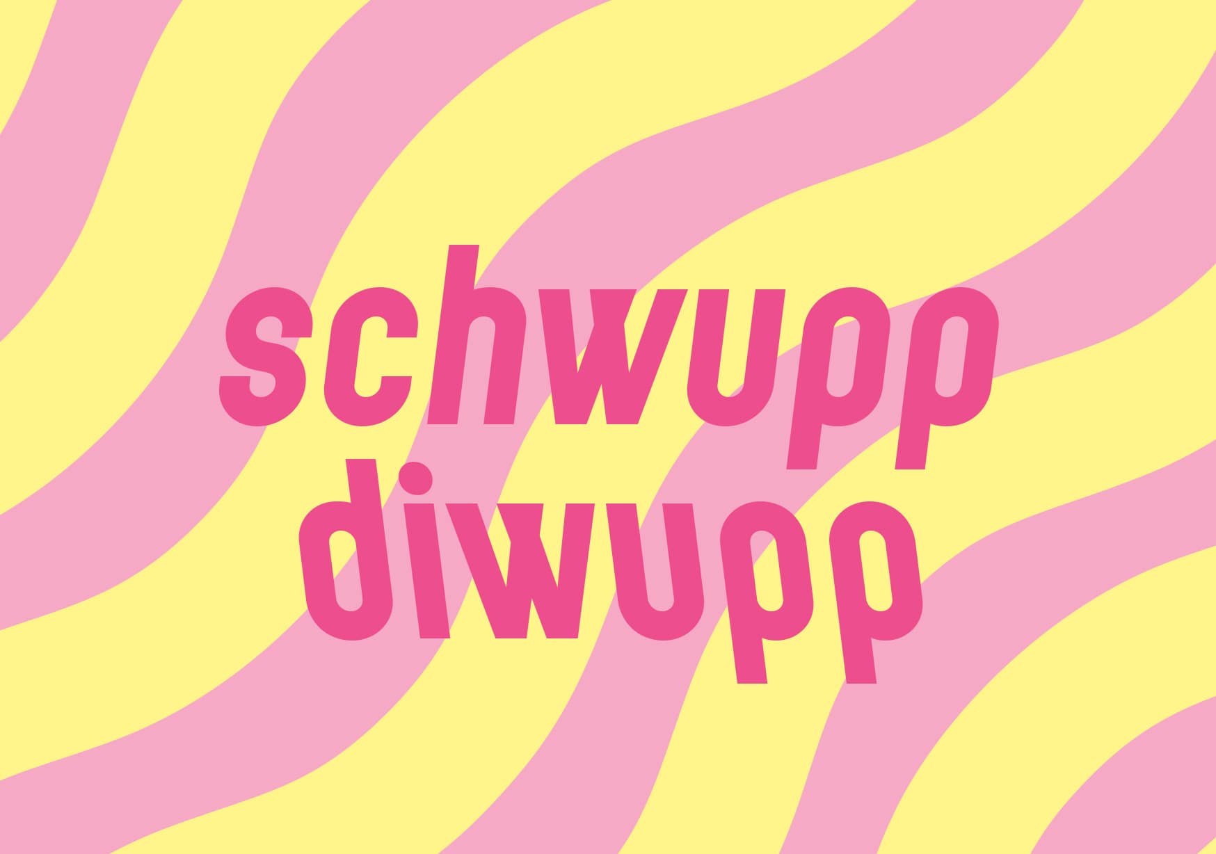 Postcard - happy wrong - Schwupp diewupp