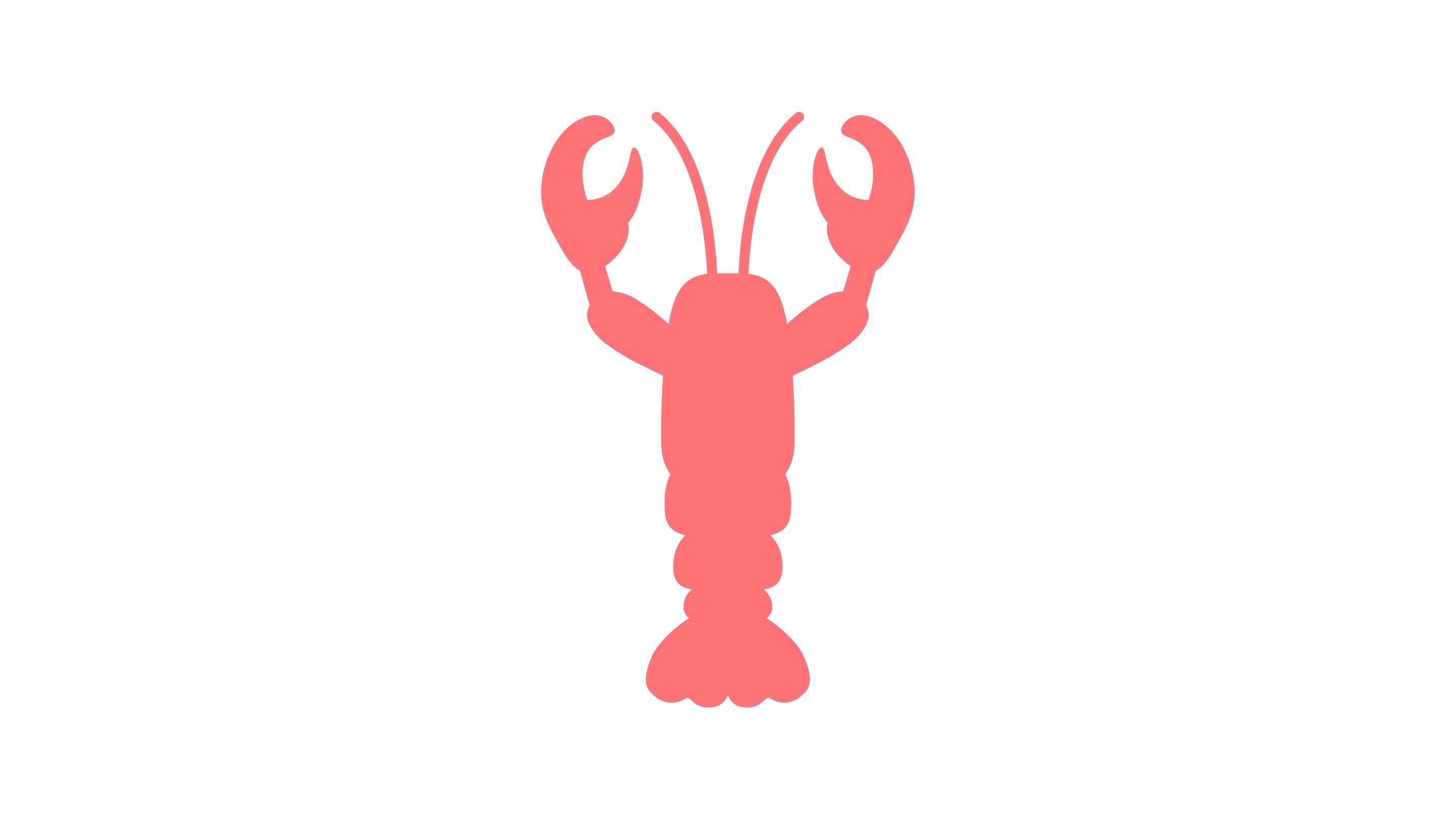 Bügelbild - lobster