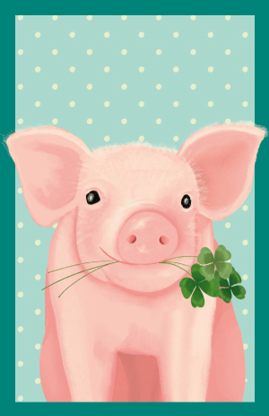 Minicard - Toni Starck - Lucky pig