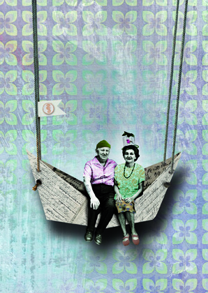 Postkarte - La Tack - boatpeople