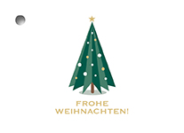 Geschenkanhänger - Faltbaum Geschenkanhänger - Faltbaum