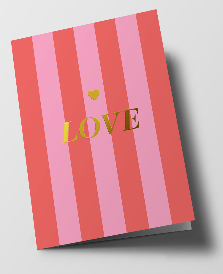 C6 Folded Card - Chelsea - Love