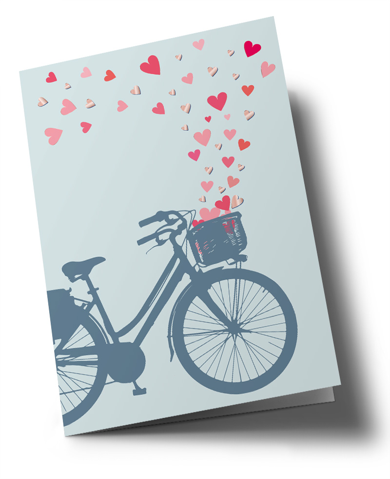 Doublecard C6 - Toni Starck - Bicycle heart