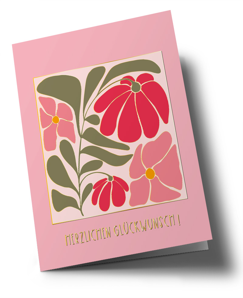 *DK C6 - Toni Starck - Pink Flower Square