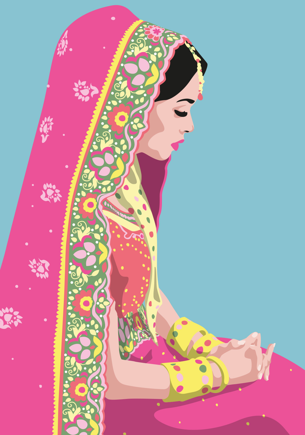 Postcard - happiness - Inderin Postcard - happiness - Inderin