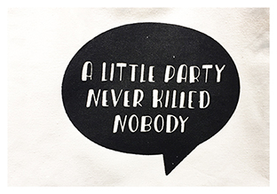 Postkarte - La Card - A little party