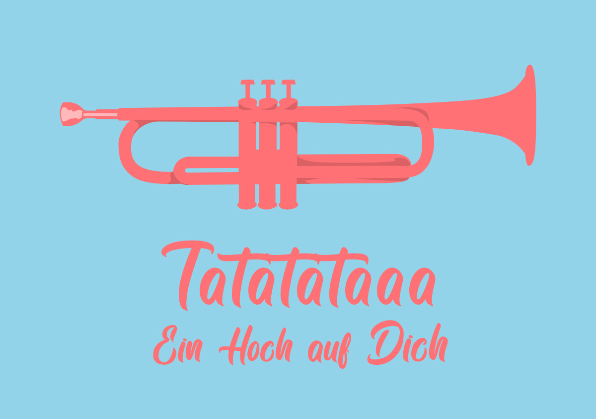 Postcard - luminous - Trumpet Postcard - luminous - Trumpet