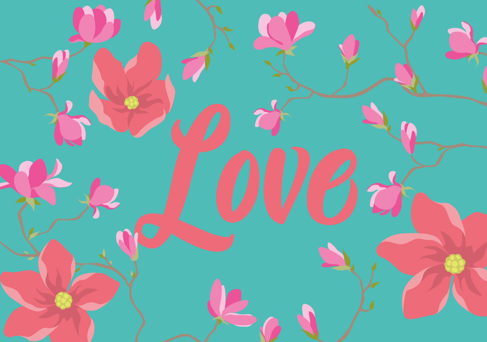 Postcard - happiness - Love Postcard - happiness - Love