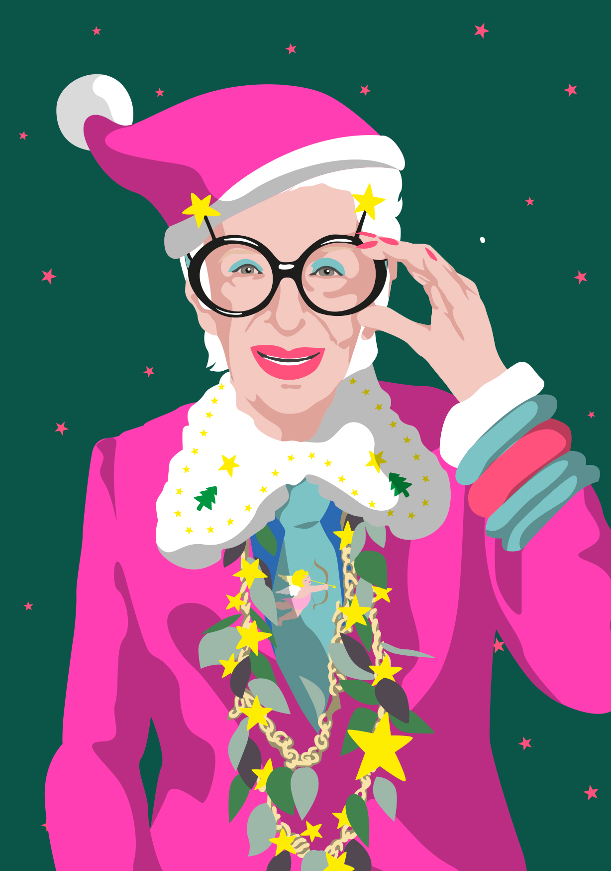 Postcard - pop art new generation - Fashion Icon