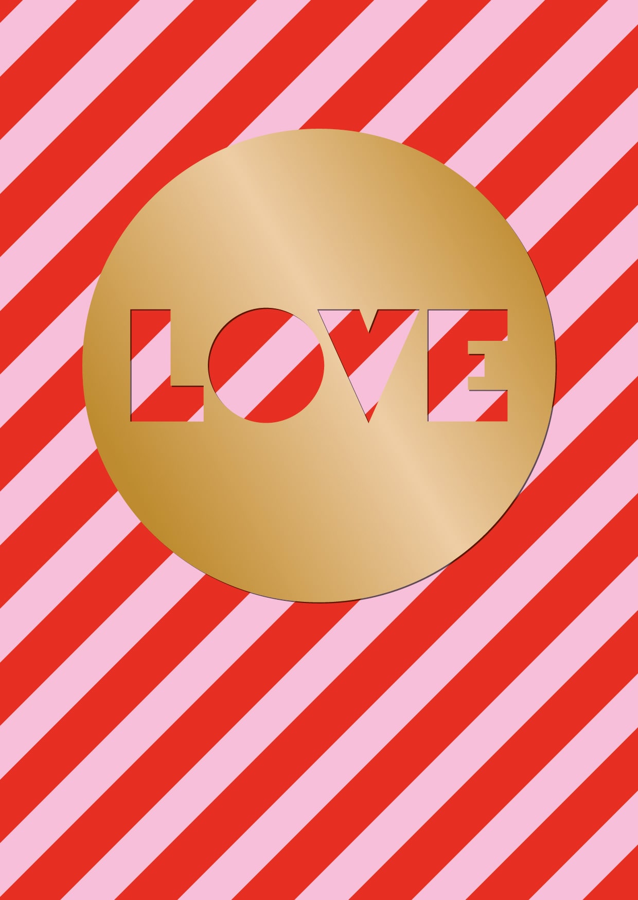 Postcard - Designfräulein - OroLumi - Love