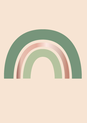 Postkarte - Toni Starck - rainbow