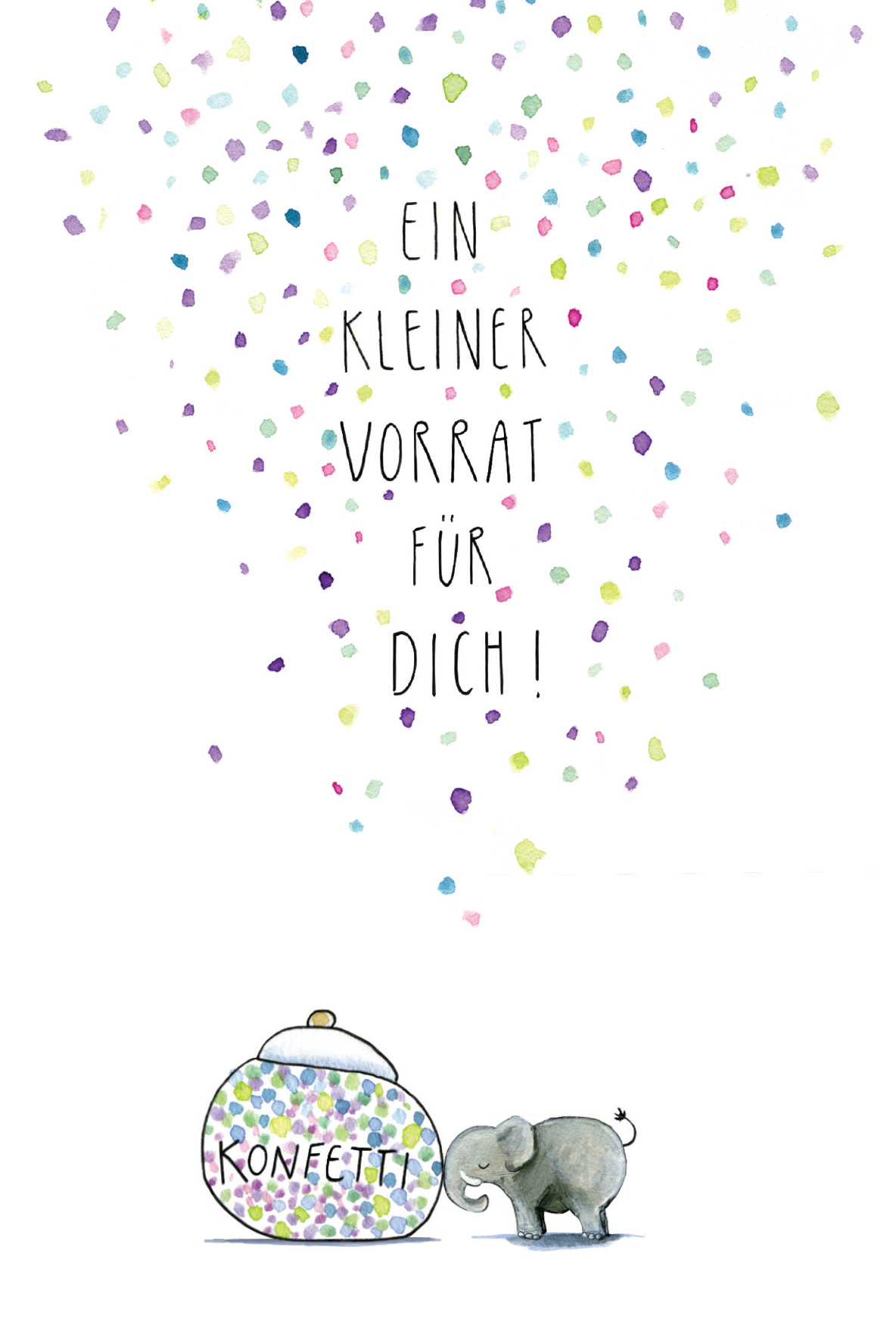 Doublecard C6 - Tabea Güttner - Konfetti Doublecard C6 - Tabea Güttner - Konfetti