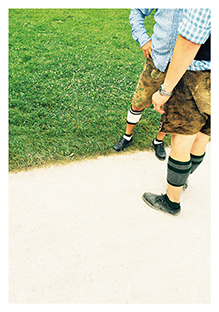 Postkarte - La Card - Kocherlball Tracht