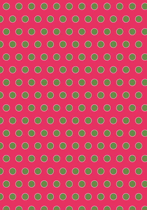 Geschenkpapier - toni starck pattern - Green Dots