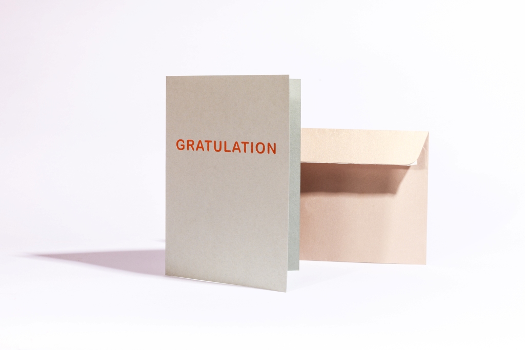 Doublecard C6 - pure - Gratulation Doublecard C6 - pure - Gratulation