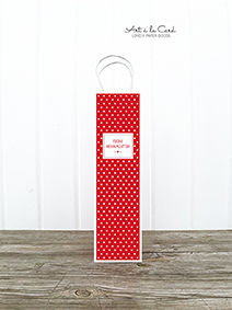 Flaschentüte - Sternchen, rot Flaschentüte - Sternchen, rot