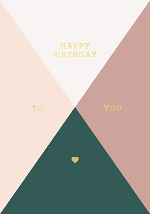 Postkarte - La Card - Birthday, quarter Postkarte - La Card - Birthday, quarter