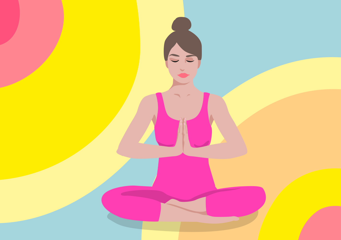 Postkarte - Happiness - rainbow yoga Postkarte - Happiness - rainbow yoga