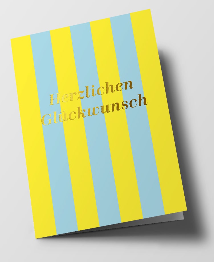 C6 Folded Card - Chelsea - Congratulations