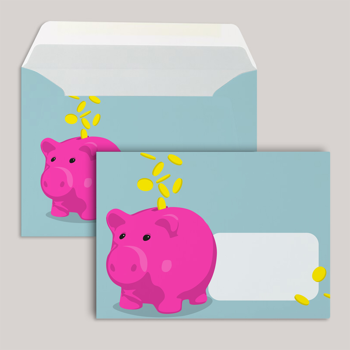 Umschlag - neonstyle - Sparschwein Umschlag - neonstyle - Sparschwein