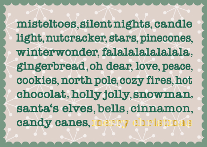 Postkarte - Toni Starck - Misteltoes