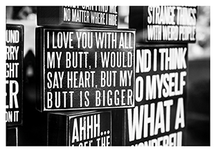 Postkarte - La Card - Butt Postkarte - La Card - Butt