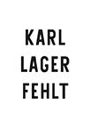 Postkarte - La Card - Karl Lager Fehlt Postkarte - La Card - Karl Lager Fehlt