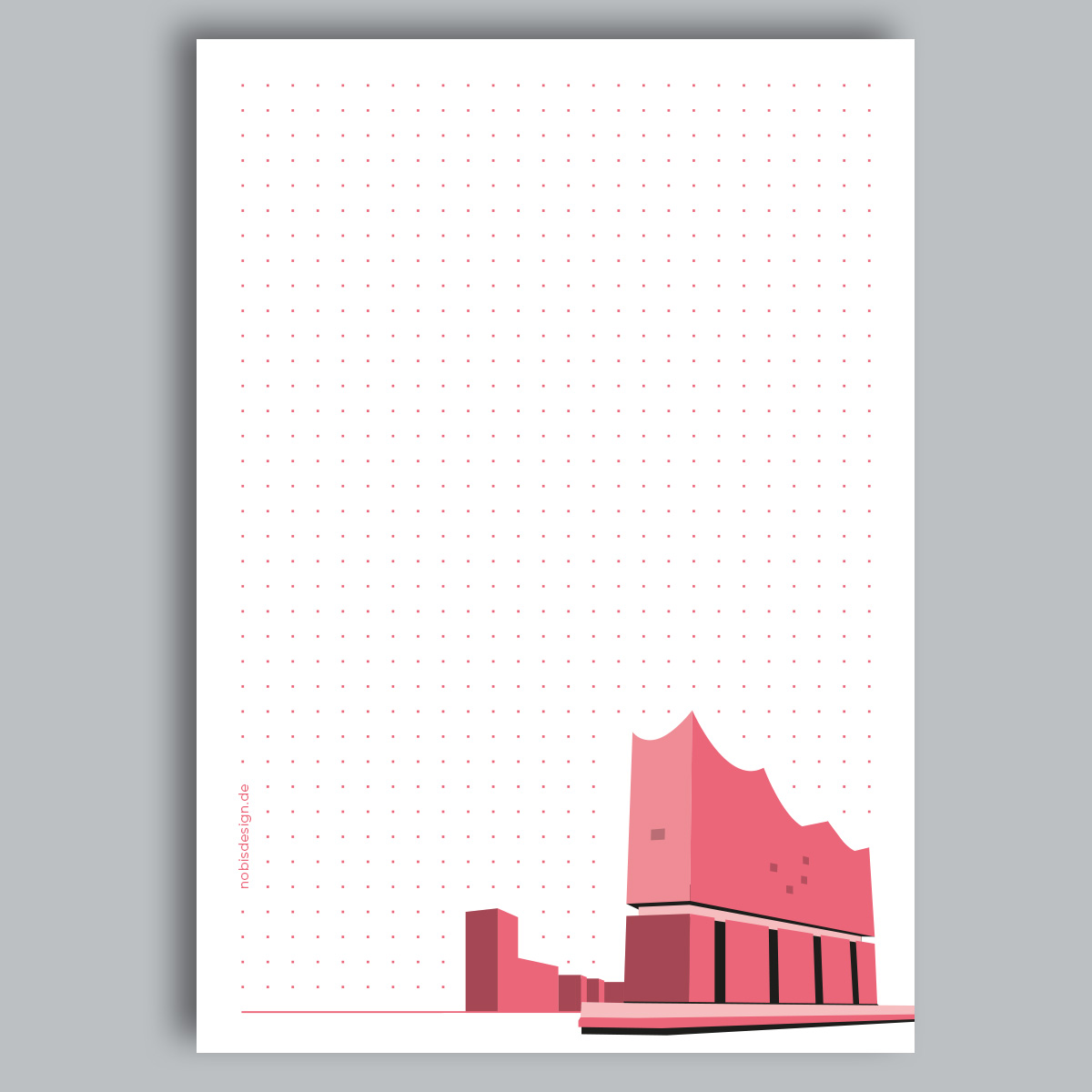 Notepad A5 - neonstyle - Elbphilharmonie Notepad A5 - neonstyle - Elbphilharmonie