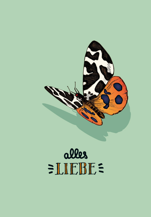 Doublecard B6 - illi - Paru alles Liebe Doublecard B6 - illi - Paru alles Liebe
