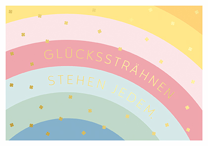 Postkarte - La Card - Glückssträhnen