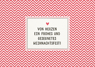 Postkarte - La Card - Gesegnetes Weihnachtsfest