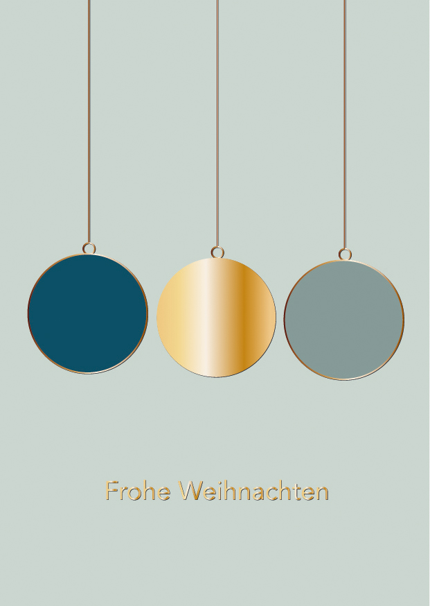 *PK - Toni Starck - Kugeln, Frohe Weihnachten