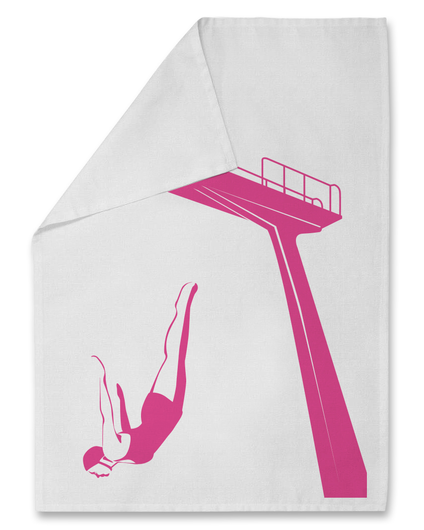 Tea towel - High diver