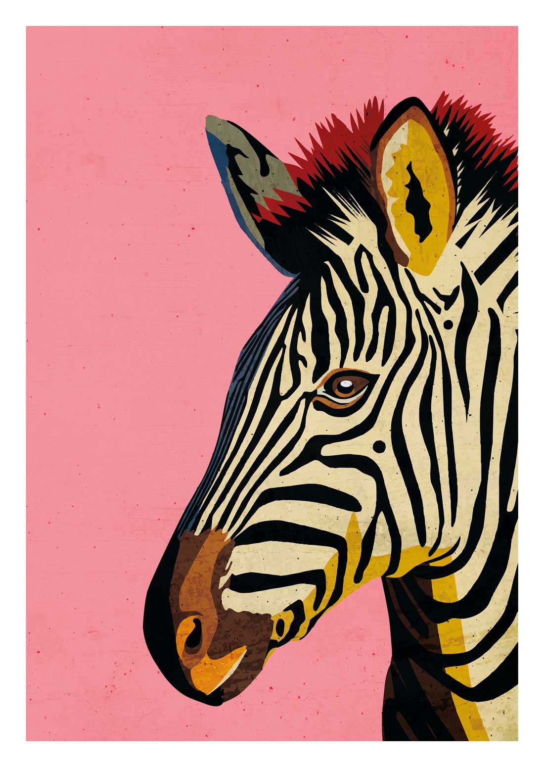 Postcard - Daria Ivanova - Zebra
