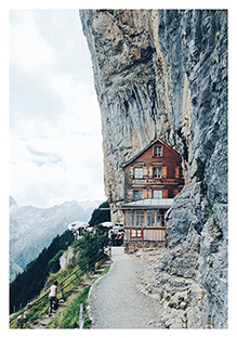 Postkarte - La Card - Berggasthaus