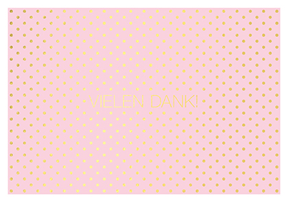 Postkarte - La Card - Dank Punkte