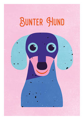 Postcard - Daria Ivanova - Sausage Dog
