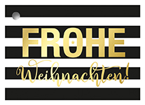 Geschenkanhänger - Weihnachten, black Geschenkanhänger - Weihnachten, black