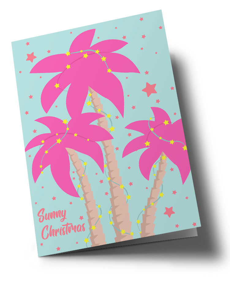 Doublecard C6 - happiness - Sunny Christmas