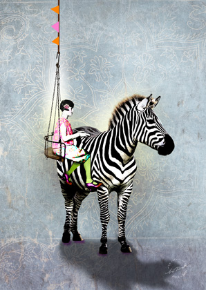 Postkarte - La Tack - zebriano