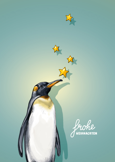 Postkarte - illi - TOPPI Frohe Weihnachten
