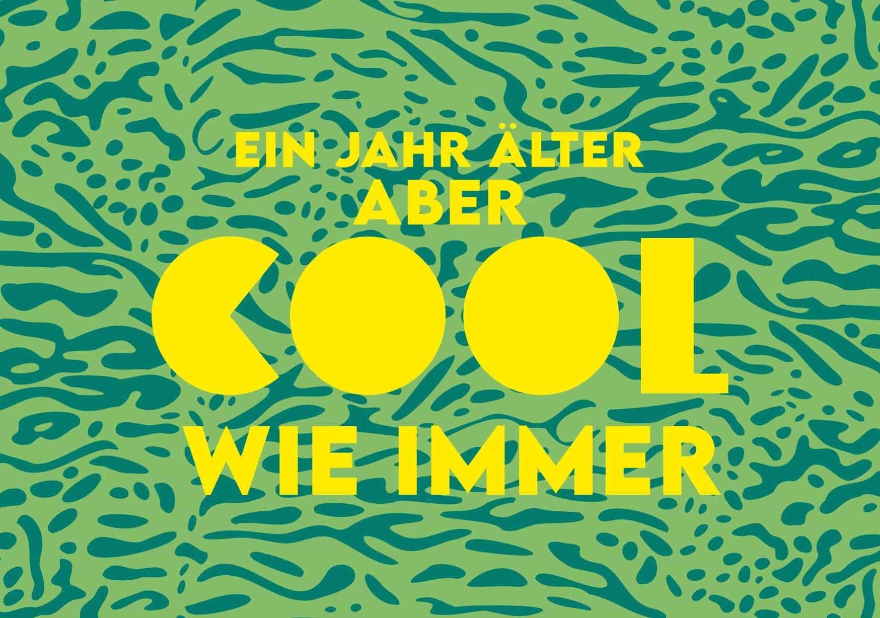 Postcard - happy wrong - cool as always