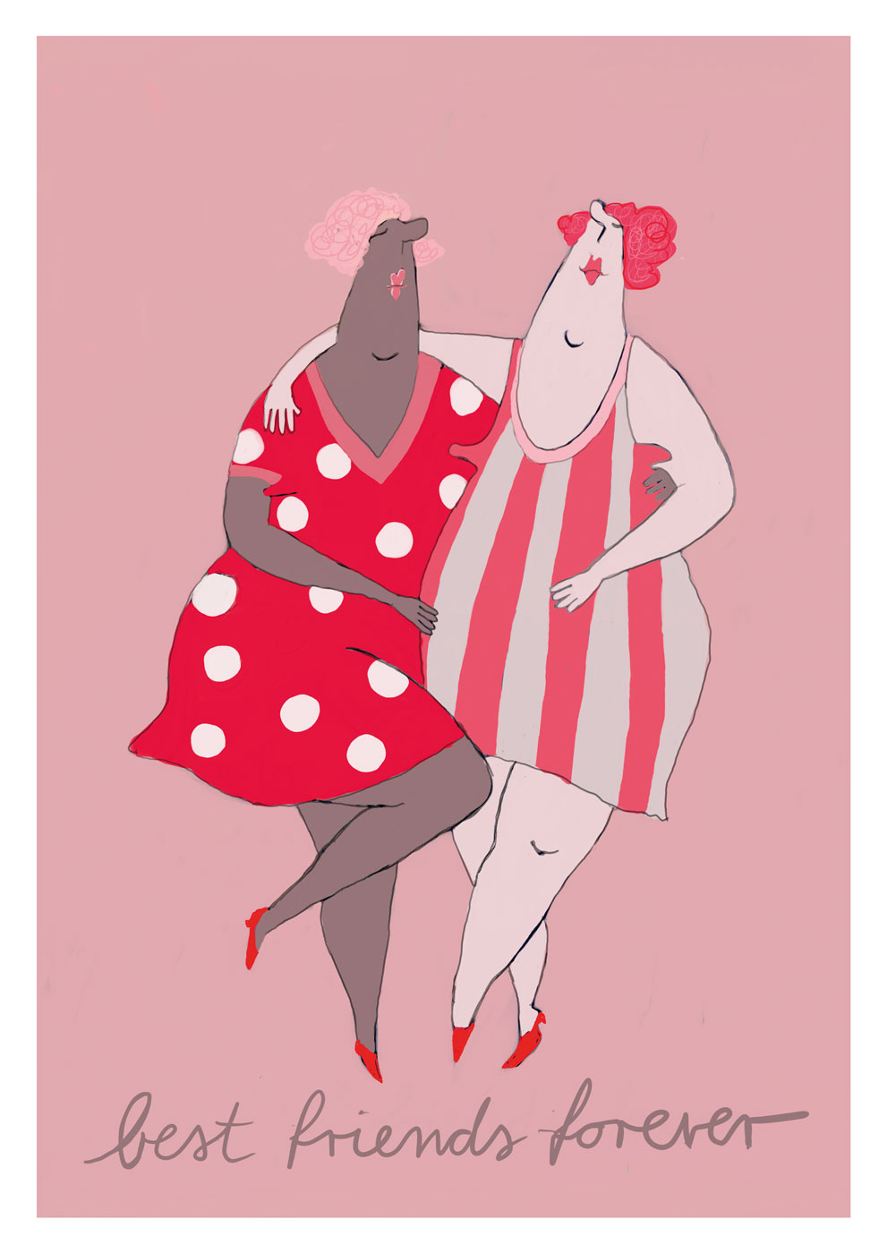 Postkarte - kittiekatstudio - bff