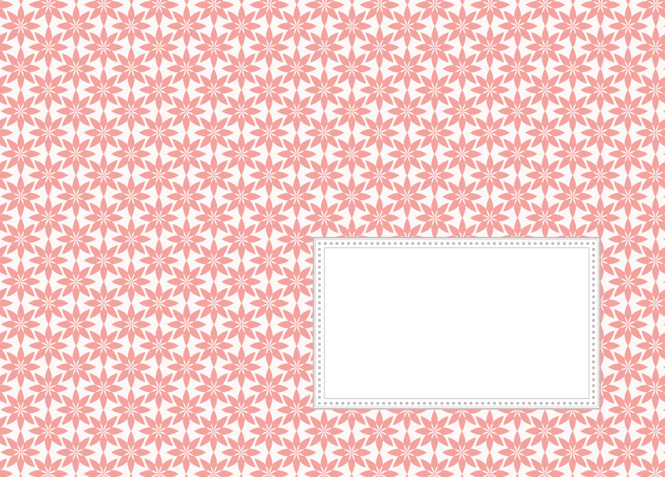 Envelope - Toni Starck Pattern - Shiny Coral