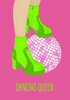 Postcard - Andrea Liesert - Dancing Queen